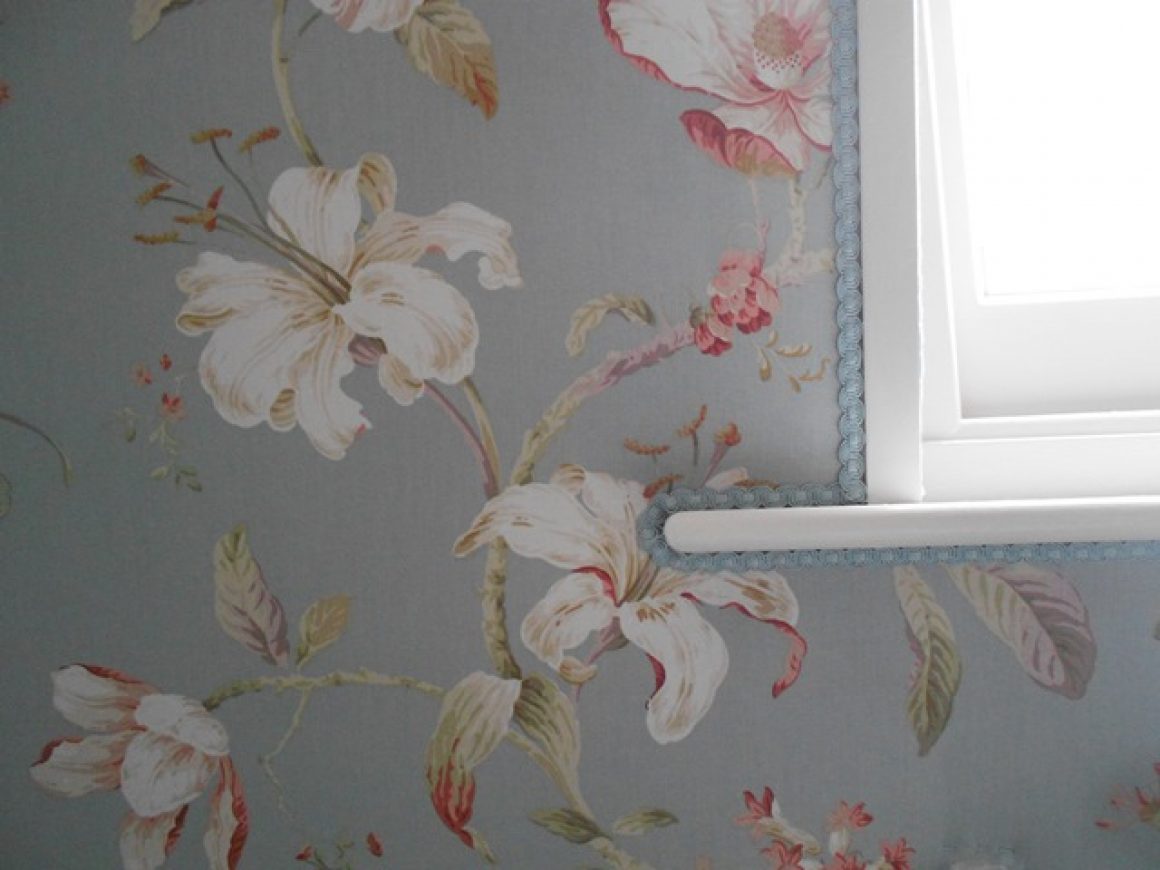 Fabric Walling London a townhouse by the Fabric Walling Company